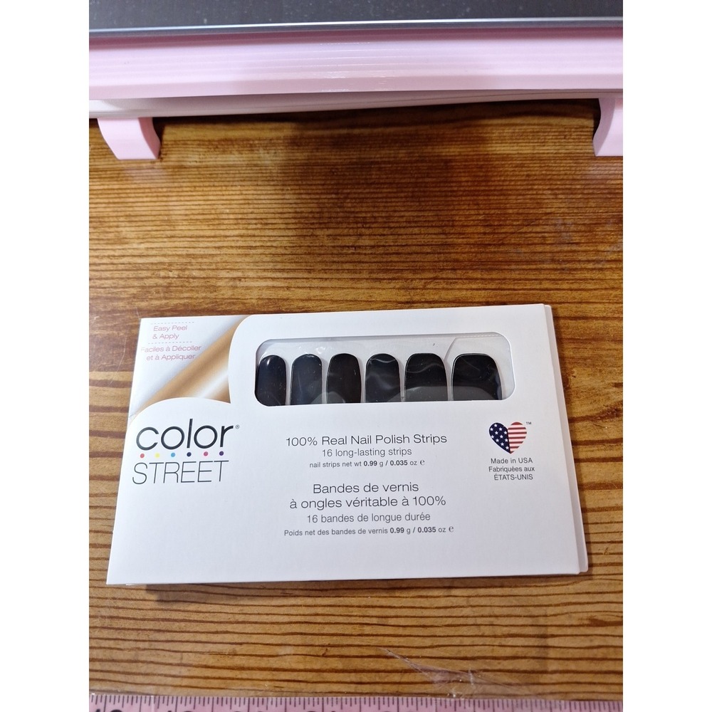 Color Street 100%‎ Nail Polish Strips Midnight in Manhattan New Made in the USA
